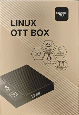LINUX OS TV Set-Top Box - 4K HDR Streaming smart 2.4/5G Duo Band WiFi