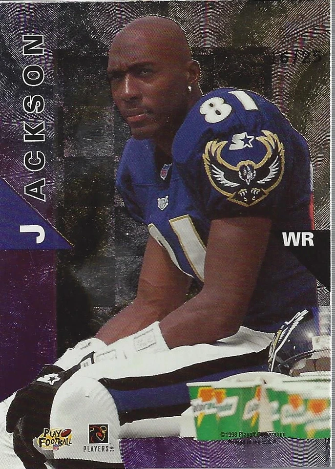 1998 Playoff Momentum хобби золото #22 Майкл Джексон /25 - FB - Изображение 2 из 2