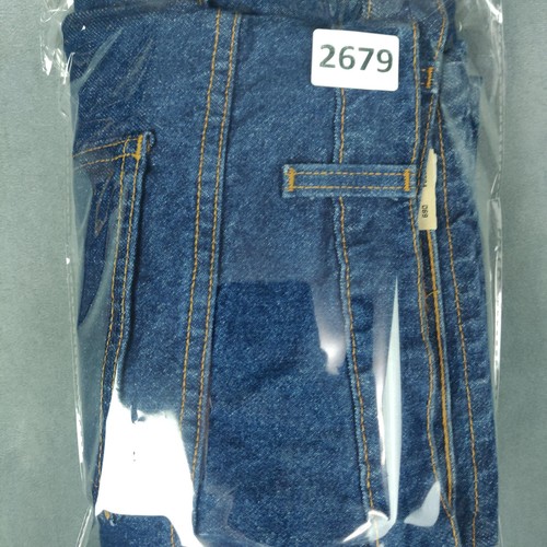 Levi’s 517 Herrenjeans 40 x 30 dunkle Waschung Boot Cut orangefarbenes Etikett Denim Vintage 90er DS neu mit Etikett - Bild 15 von 15