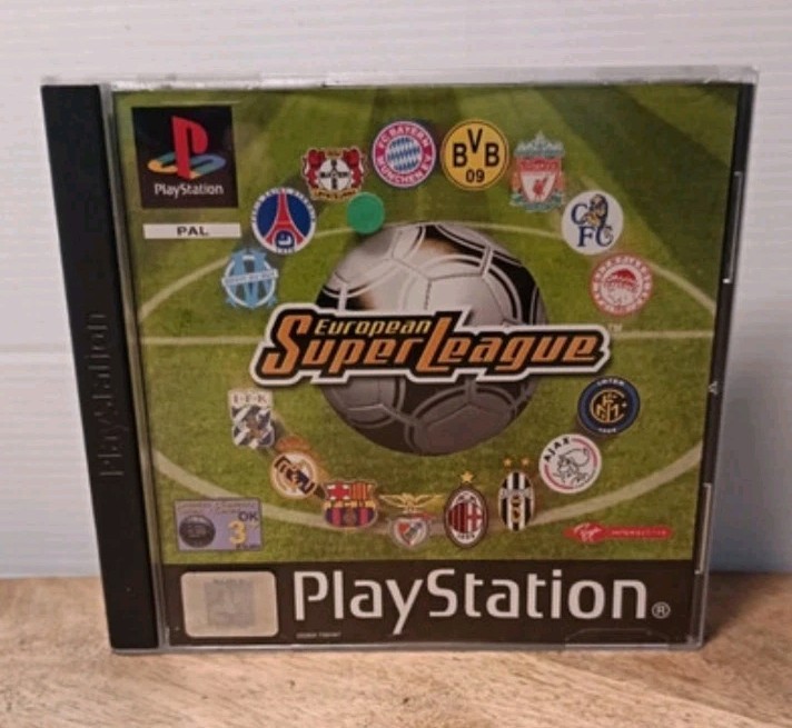 PS1 Playstation 1 PAL european super league