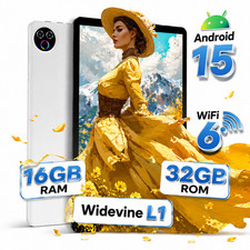 5-Core Android 15 Tablet 16GB RAM 32GB RAM Bluetooth 5000mAh WIFI 10.1 inch
