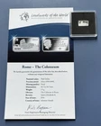 2014 Silver (999) Proof Half Dollar 2.5g. COA Rome - The Colosseum