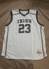 Lebron James True School Authentics Size 58 4XL St Mary HS Irish 2002 Jersey 