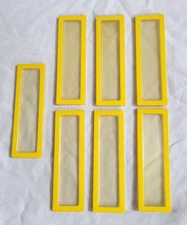 Vintage 1978 BARBIE DREAM HOUSE Replacement Parts 5.5" Back Windows x7