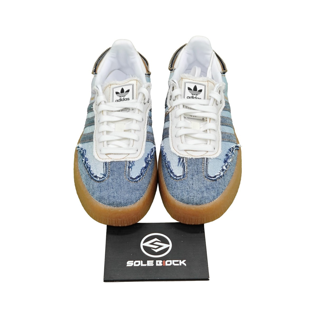 Size 5.5 - atmos x adidas Sambae Denim W for sale online | eBay