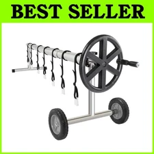 Rust-Resistant Pool Cover Reel Set - Easy Assembly