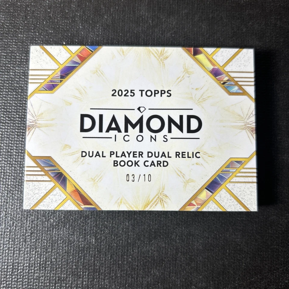 2025 Diamond Icons Ryne Sandberg Chase Utley Dual Player Dual Relic Book /10 - Imagem 4 de 4