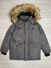 Canada Weather Gear Kids Gray Winter Coat Parka Hooded Boys Girls