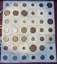 1936 - 2016 Central America 42 Coin Collection Lot, 8 Countries Belize - Panama