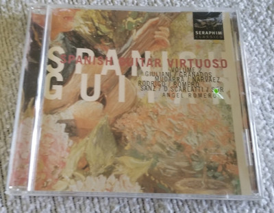 ANGEL ROMERO - Spanish Guitar Virtuoso CD, Vol. 2  Seraphim, 2001 VG+ Disc