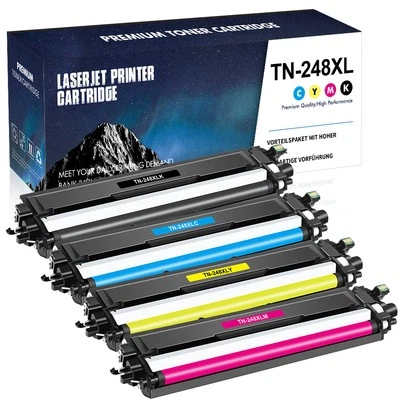 A SET Toner Fits for Brother TN-248XL HL-L3220cw L3220cwe DCP-L3515cdw L3520cdw - Image 1 of 4