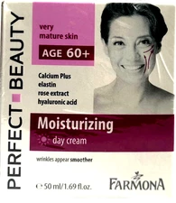 Perfect Beauty Very Mature Skin 60 + Moisturizing Day Cream 50ml NEW & SEALED