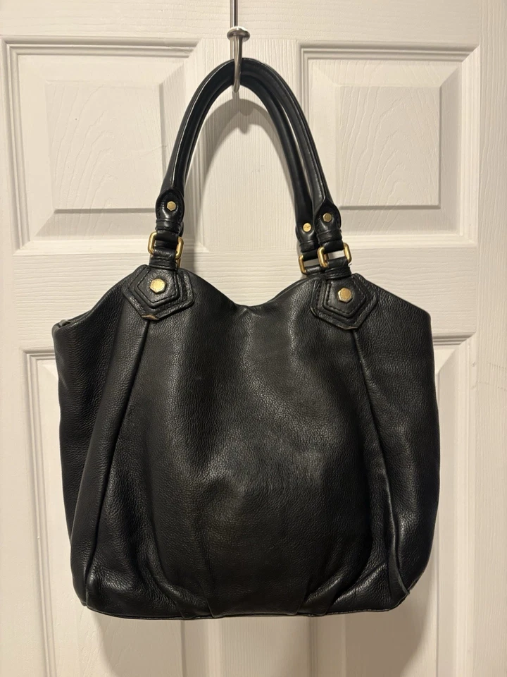 Marc By Marc Jacobs Classic Q Francesca Leather Tote Purse Bag - Image 3 of 4