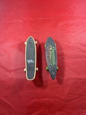 Lot Of 2 Santa Cruz Skateboard Longboard Tech Deck Fingerboards