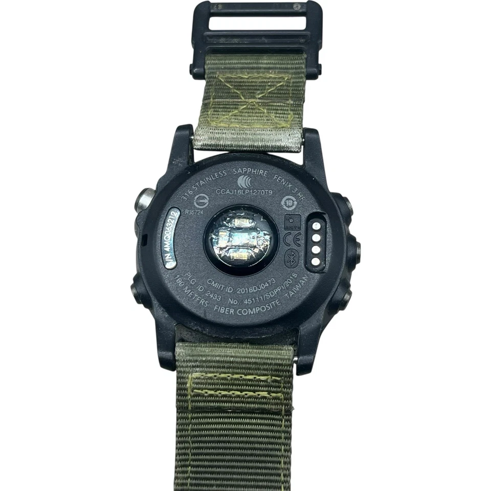 Garmin Fenix 3 Sapphire HR GPS Multisport Watch – Non testato, senza caricatore  - Immagine 3 di 3
