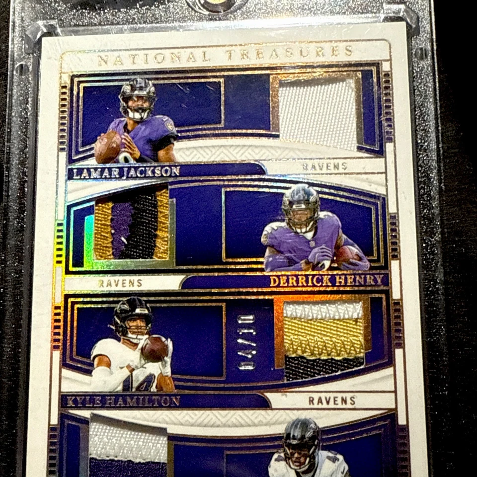 Materiales combinados de equipo de la NFL 2024 NTres Jackson, Henry, Hamilton y Humphrey /10!!️🔥 Foto 4 de 4