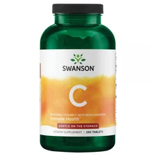 Swanson Buffered Vitamin C with Bioflavonoids 1,000 mg 250 Tablets