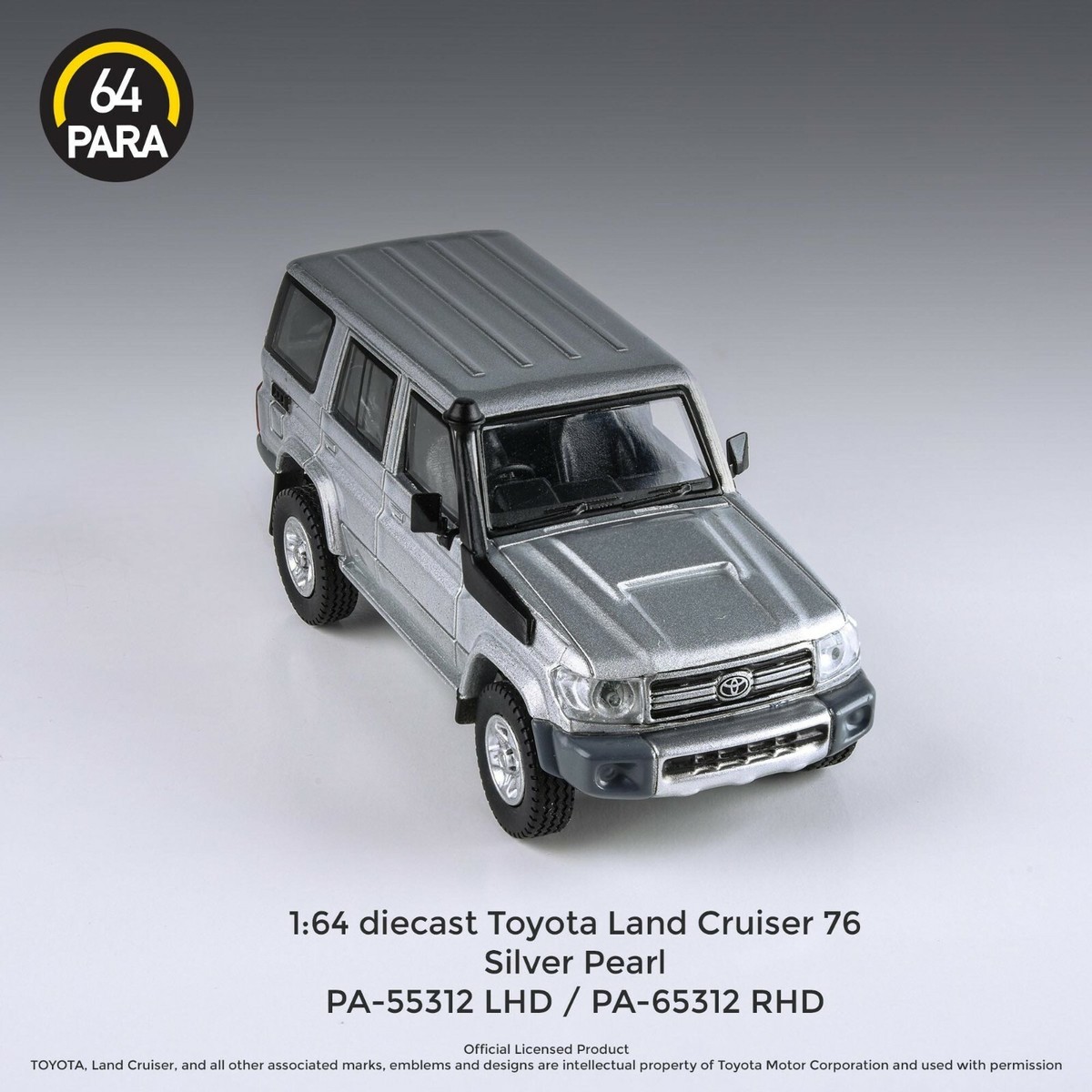 PARA64 - Toyota Land Cruiser LC76 (Silver Pearl) - LHD - 1
