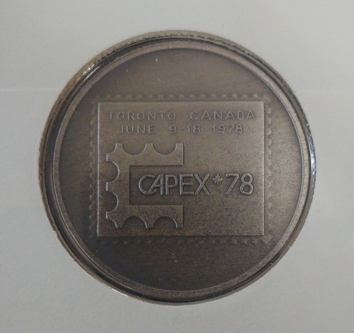 EXT RARE CANADA CAPEX78 ONLY 18 KNOWN “LIMITED EDITION” SILVER MEDALLION 99.99% - Picture 5 of 5
