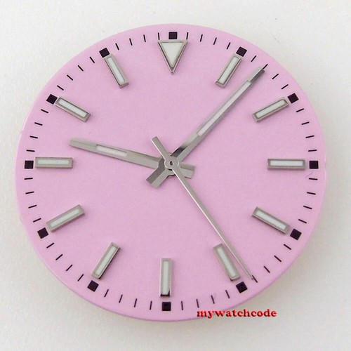 29mm naranja esfera negra ajuste estilo Explorer NH35 NH36 miyota 8215 eta 2824 reloj - Imagen 22 de 24