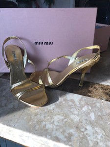 gold strappy sandals