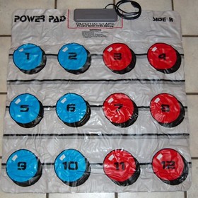 Vintage Nintendo Power Pad Game Pad Floor Mat NES Untested 1988