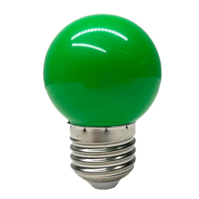 5x Screw LED Light G45 Bulbs E27 Red Yellow Blue Green Purple Pink Orange White