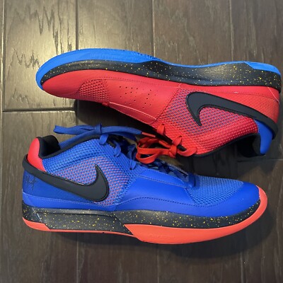 Nike Ja 1 Low Hunger Red Blue Mixed Basketball SIZE 14 Performance Nike Ja 1 Hunger Size 14 Basketball Shoes DR8785-401  main image 3