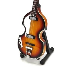 Mini bajo Sunburst para recuerdos y soporte de los Beatles Paul Mccartney REGALO