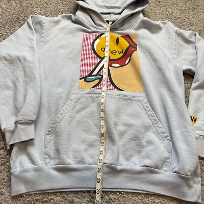 Drew House Lollipop Sweatshirt Hoodie Baby Blue Rare Size Medium