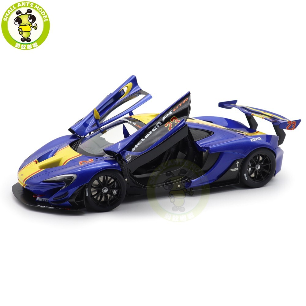 1/18 Mclaren P1 GTR Autoart 81542 Blue Model Car Gifts For Friends