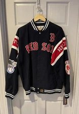 Boston Red Sox Jacket JH Design Men's Jacket Size XL embroidered awesome BOSTON