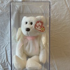 1998 Ty Beanie Babies Halo the Angel Bear Toy Very Rare Says FAREHAM,  HANTS UK