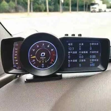 Car HUD Multi-Function Dashboard Head Up Display OBD2+GPS Smart Speedometer