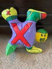1993 The Letter People Inflatable Huggable Mr. X "All Wrong" holds air