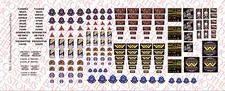 1/18 Scale Decals: Aliens Colonial Marines Patches - Waterslide Decals