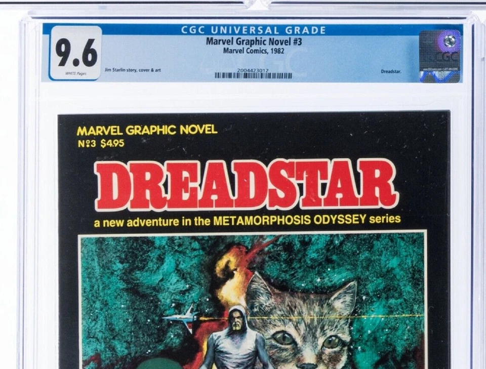 DREADSTAR (Novela Gráfica Marvel #3, 1982) CGC 9.6 Páginas Blancas Jim Starlin Historia Foto 2 de 4