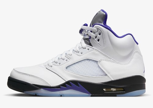 air jordan black white purple