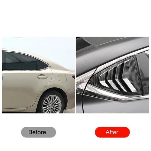 ABS Carbon Fiber Rear Window Louver Cover For Lexus ES250 ES350 ES300h 2019-2023 - Bild 4 von 9
