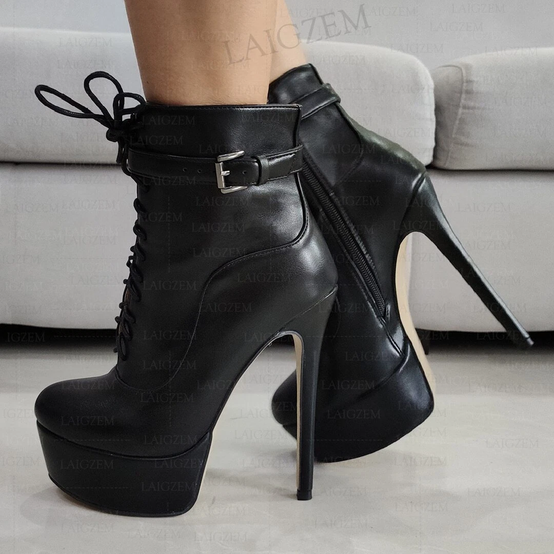 Boot Ankle Boots Pointed Heels | Pointed Toe Black Boots Womens - 2023  Woman - Aliexpress