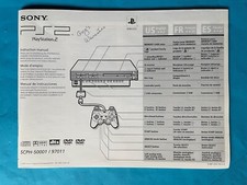 Official Sony Playstation PS2 Instruction Manual SCPH-50001 / 97011 NTSC-U/C