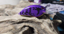 Custom painted Lil John crankbait( IMA NIGHT STALKER craw)