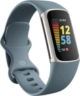 Fitbit Charge 5 Activity Fitness + Health Tracker Stainless Steel New Blue