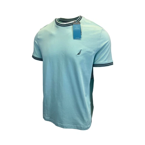Nautica Men's T-Shirt Performance Short Sleeve Sea Green (S16) + Sea Blue (S17) image 6