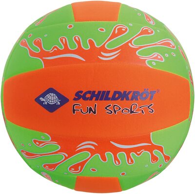  Schildkröt Fun Sports Neopren Beachball XL 35 cm - Neon - Schildkrot - NEU