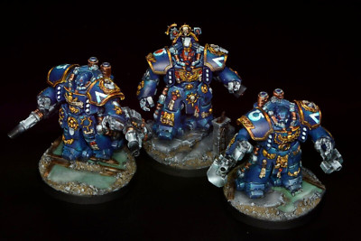 Warhammer 40K 3 Space Marine Centurion Devastators Commission Lvl3 auf Bestellung gefertigt