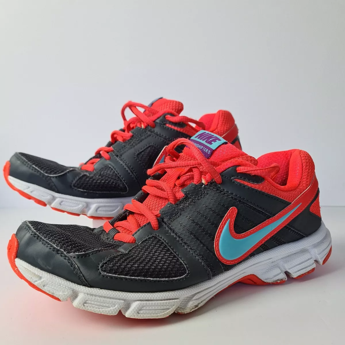 Nike Downshifter 5 Grey Orange Running Shoe Trainers Men s Size