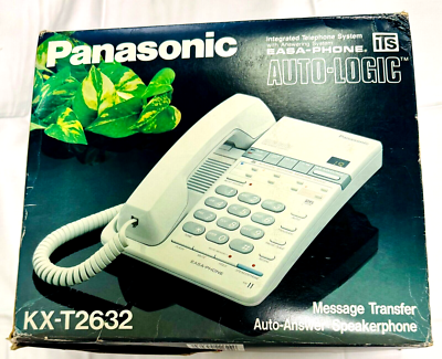 PANASONIC EASA-PHONE KX-T2632 - AUTO-ANSWER -SPKR -VINTAGE NEW | eBay