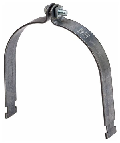 B-Line B2017PAZN, Strut Pipe/Conduit Clamp, B2017Pa Zn 4Rgd 4 1/2Od Clamp, 1 PC