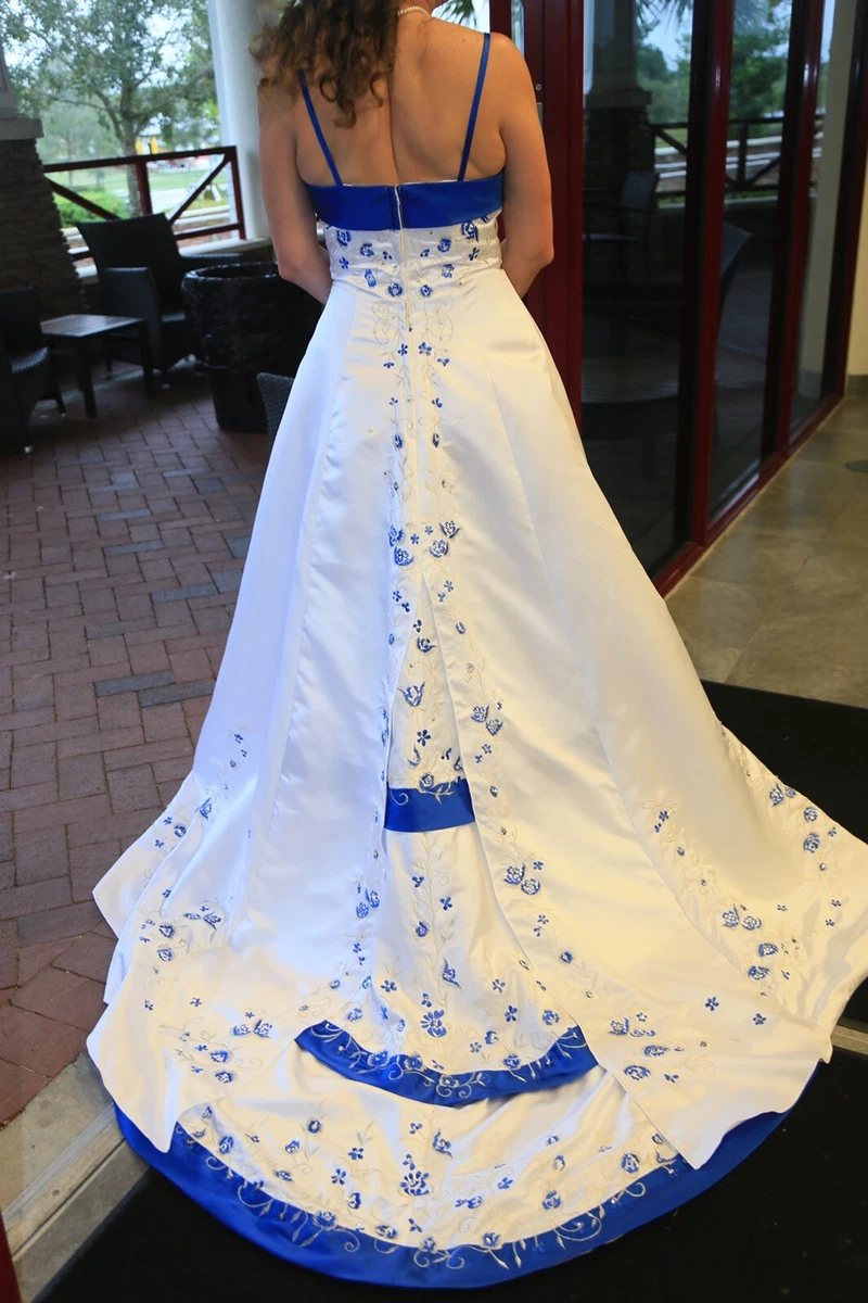 royal blue wedding dresses